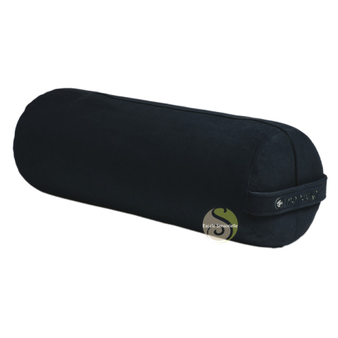 Bolster yoga rond Manduka midnight coussin doux