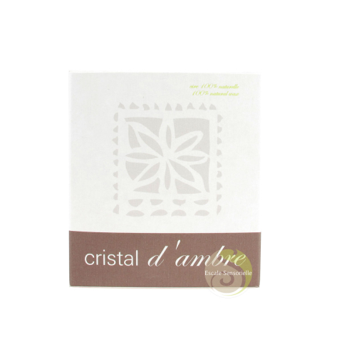 Bougie cristal d'ambre