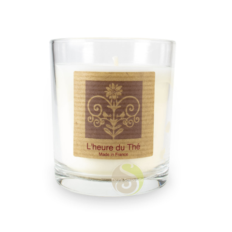 Bougie l'heure du thé parfum doux et relaxant 