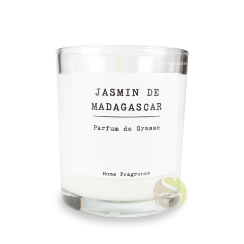 Bougie vintage jasmin de Madagascar fragrance de Grasse