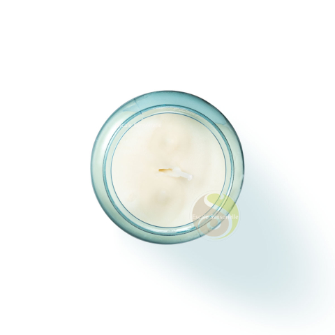 Bougie de neuvaine parfumée muguet - Bleu pâle