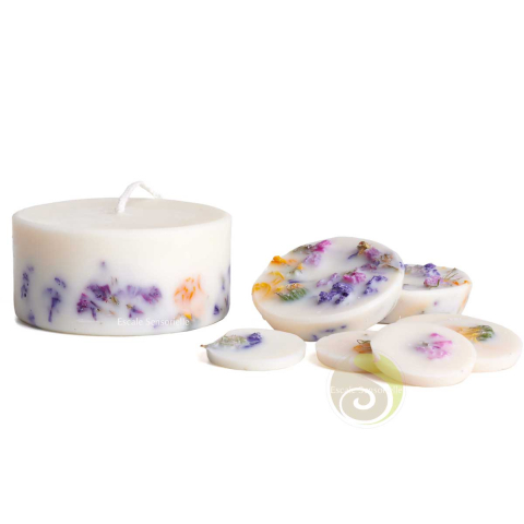 Coffret fondants parfumés bougies fleurs sauvages (wild flowers) The munio 100% végétales