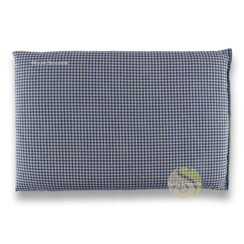 Coussin chauffant marine garni de graines de colza tissu bio