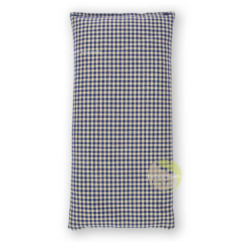 Chaufferette main marine garni de graines de colza coton bio