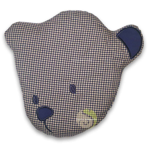 Doudou bouillotte Otto bleu marine utilisé chaud ou froid pour coliques, bosses ou bleus