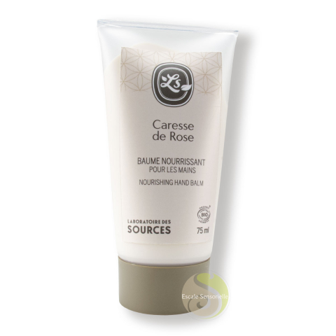 Baume nourrissant bio mains Caresse de rose Laboratoire des sources