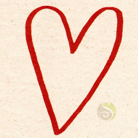 Carte postale love