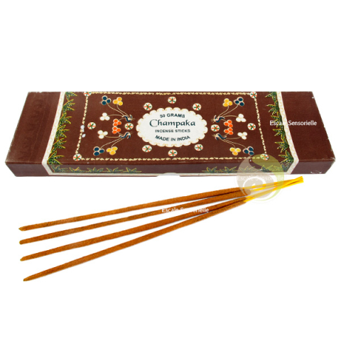 Encens Champaka flora 50g boîte grand format encens indien
