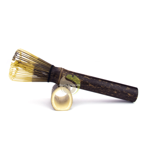 Chasen 40 brins avec support en bambou brun de voyage