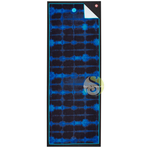 Serviette yoga écologique Manduka Yogitoes tye dye check