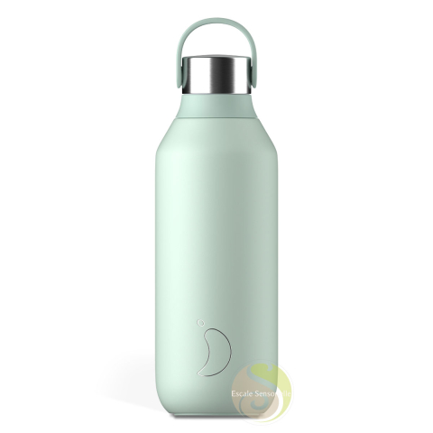 Bouteille de sport 500ml inox pollen yellow Chilly's Bottle 