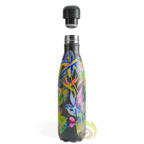 Bouteille isotherme tropical midnight jungle 500 ml