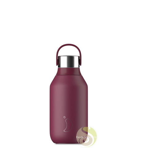 Bouteille isotherme enfant série 2 plum red 350 ml Chill'ys bottle