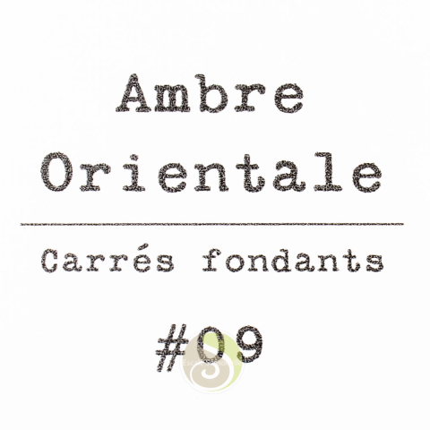 Cire parfumée ambre orientale
