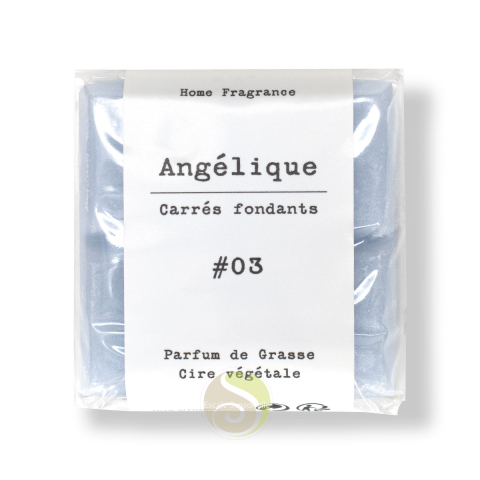 Angélique cire parfumée senteur tonka patchouli fruité à diffuser