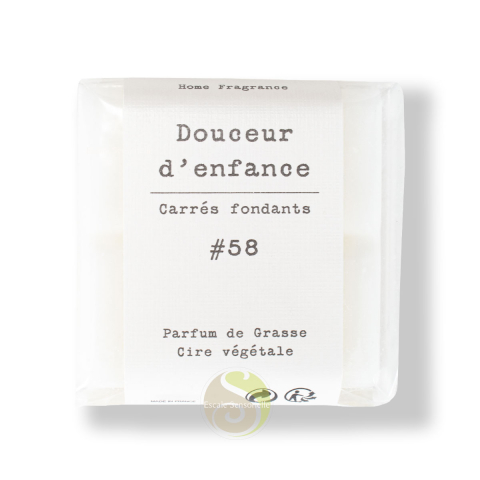 Douceur d'enfance cire parfumée amande, fleurs d'oranger et musc blanc
