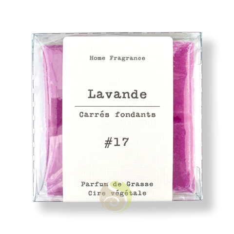 Cire parfumée lavande pastilles à diffuser ambiance intérieur