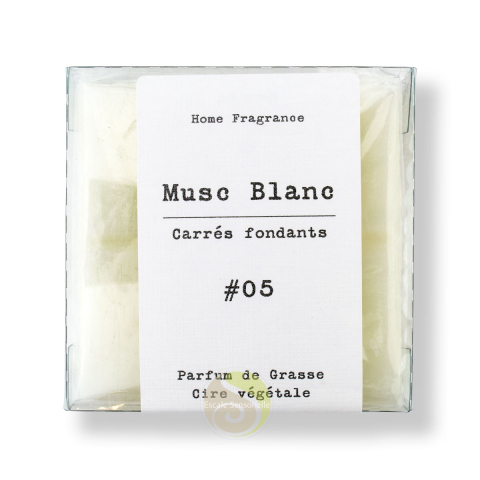 Musc blanc cire parfum d'intérieur carrés fondants pour diffuseur