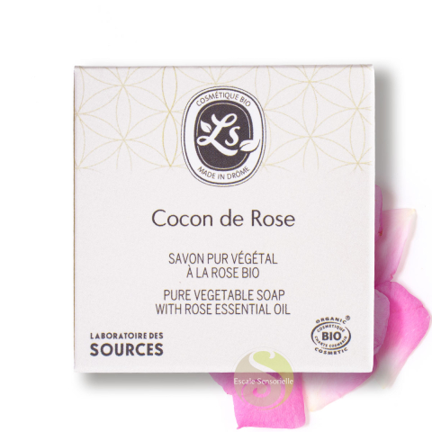 Cocon de rose - Savon végétal bio 