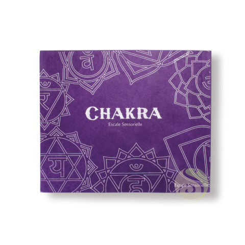 Coffret encens cordelettes tibétaines 7 chakras