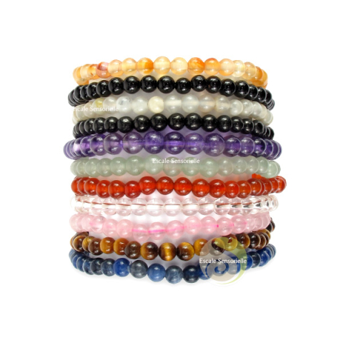 Bracelet pierre minérale 4 mm