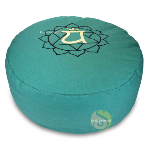 Coussin chakra coeur vert