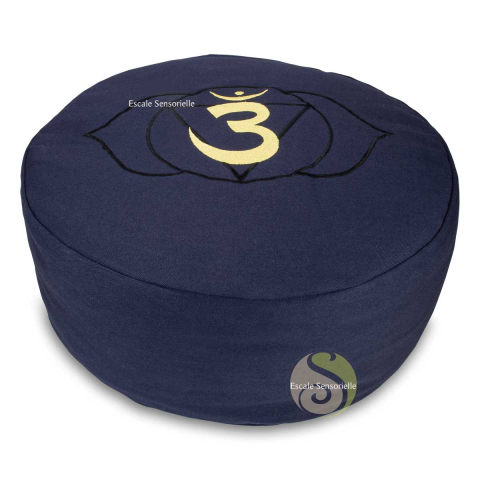 Coussin chakra 3ème oeil indigo