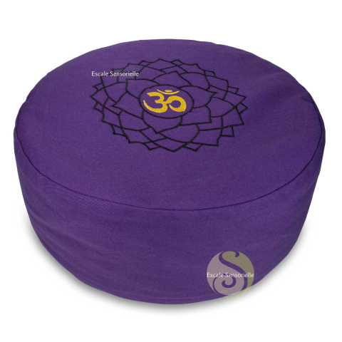 Coussin chakra couronne pourpre