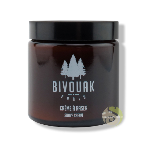 Bivouak crème à raser Bio non moussante rasage précis et sans feu du rasoir