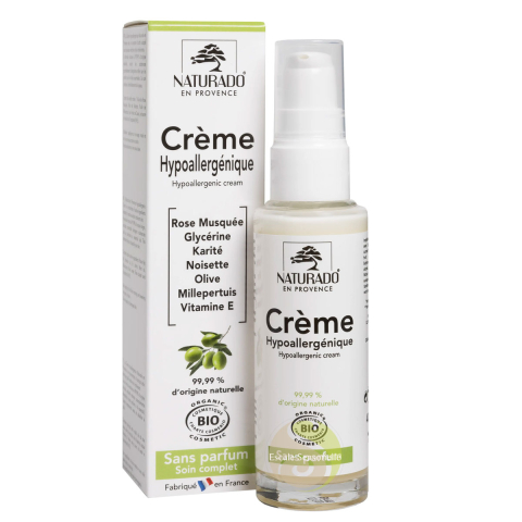 Crème hypoallergénique bio