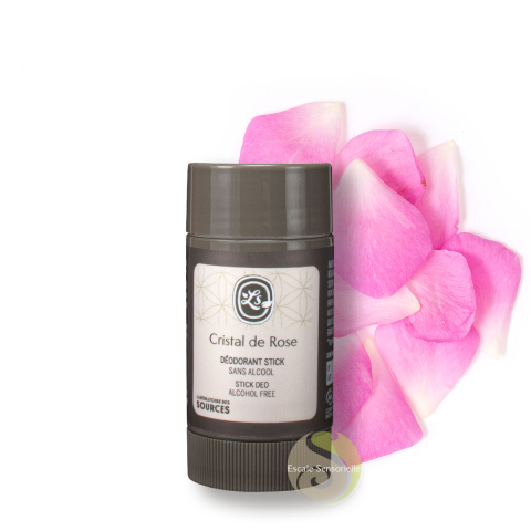 Cristal de rose - Déodorant stick bio 