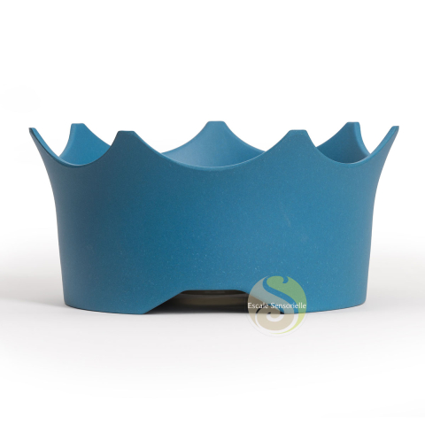 Bol pour chiens et chats CrownJuwel bleu océan