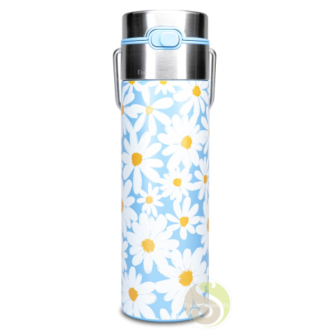 Bouteille isotherme double paroi Daisy yellow Leeza