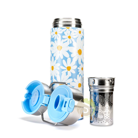 Bouteille isotherme Daisy blue