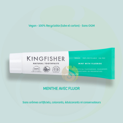 Dentifrice menthe avec fluor