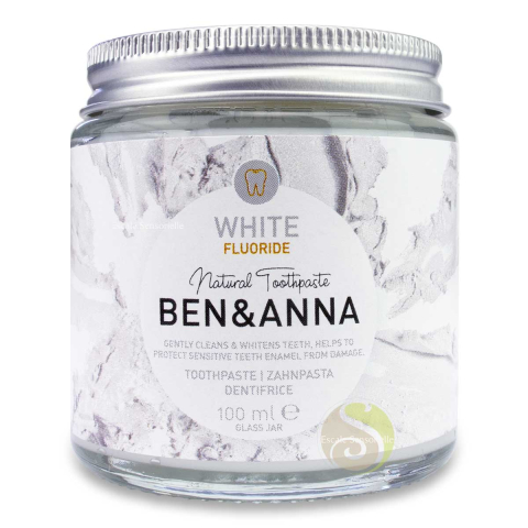 Dentifrice blancheur avec fluor Ben & Anna protection dents sensibles