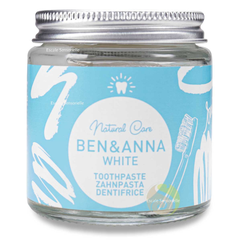 Dentifrice white bio Ben & Anna bio vegan et cruelty free sauge et menthe
