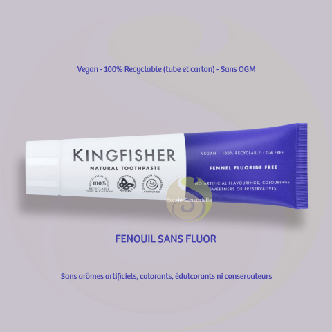 Dentifrice fenouil sans fluor
