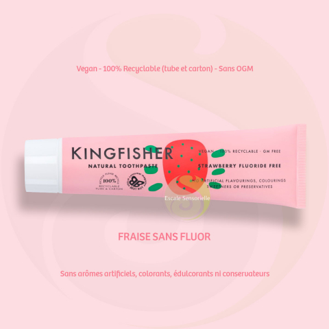 Dentifrice enfant à la fraise sans fluor