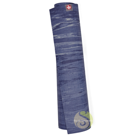 Raincheck tapis de yoga manduka marbré bleu marine gris