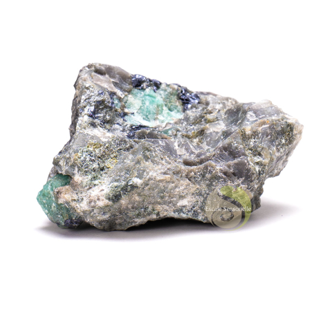 Émeraude sur gangue de quartz de Bahia (Brésil) de 55g