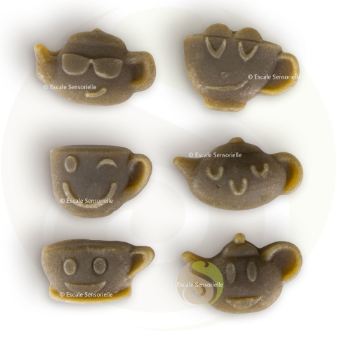 Emotea matcha latte bonbons au thé à infuser ou à sucer 