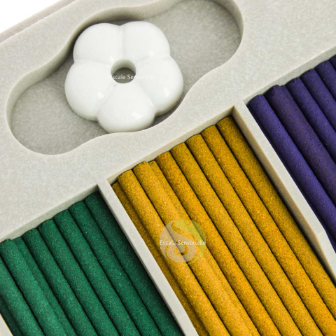 Coffret d'encens floraux