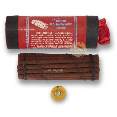 Encens naturel tibétain bois de santal rouge