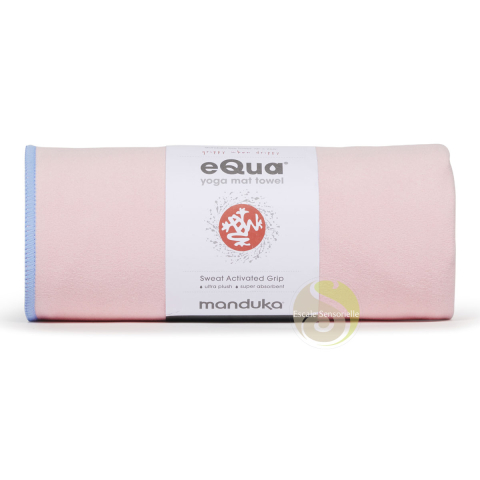 Serviette éponge de yoga Manduka coral port