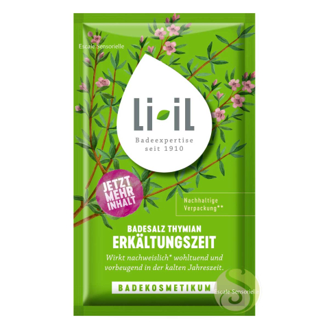 Thym pour le rhume sel de bain vegan Li-Il 