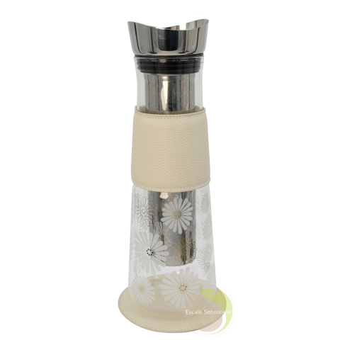 Carafe filtrante à thé café Eve Eigenart rainforest verre borosilicate