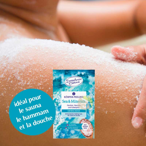 Exfoliant corps rafraîchisssant mer et minéraux
