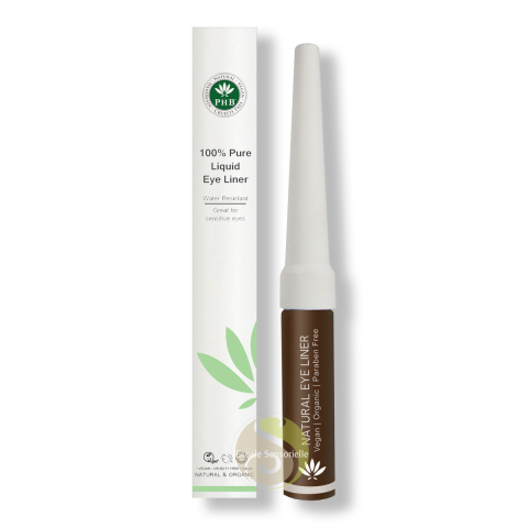 Eye-liner marron liquide PHB Ethical beauty naturel vegan cruelty free