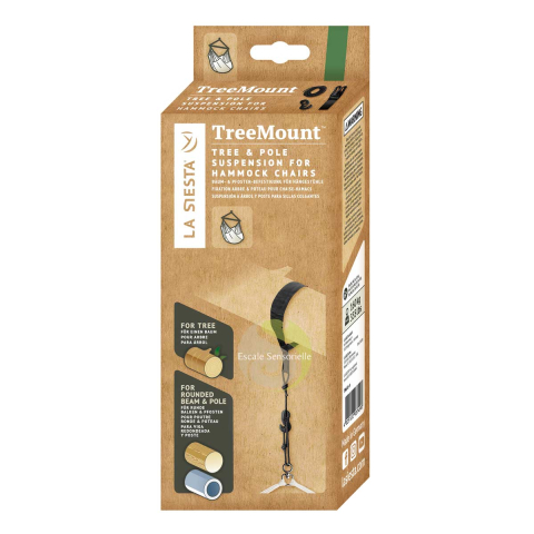 Set de fixation arbre et poteau fauteuil hamac